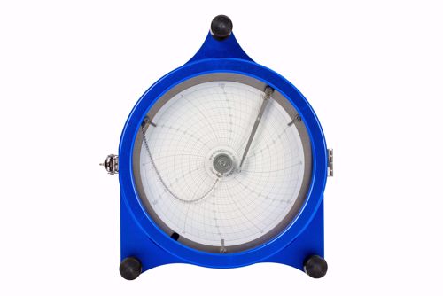 Afbeelding van 0-1000 Bar, 1 uur , Ø 225mm. Schrijvende Manometer, 1%