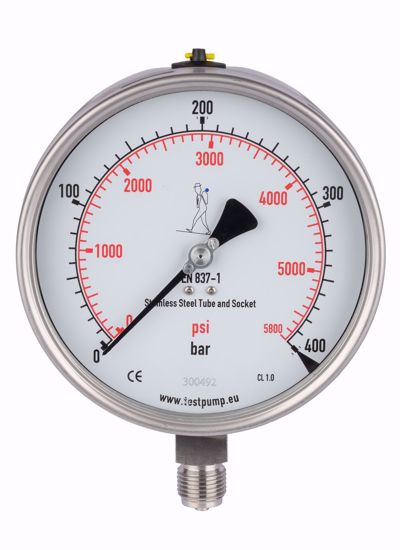 Picture of 0-400 Bar Pressure Gauge, Ø150mm, 1%
