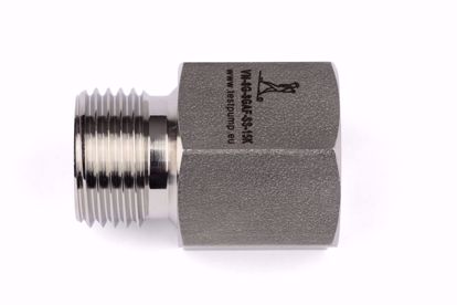 Picture of Adapter 1/2" BSP acc. EN 837 female x 1/2"BSP male, 60 degree cone