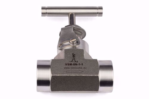 Afbeelding van 1/2" NPT Rechte Naald-afsluiter - female x female